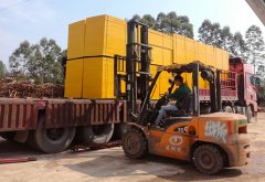 發(fā)往南通二建工地的建筑模板發(fā)貨現(xiàn)場(chǎng)