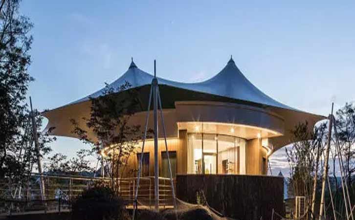 民宿帳篷結(jié)合美麗極了